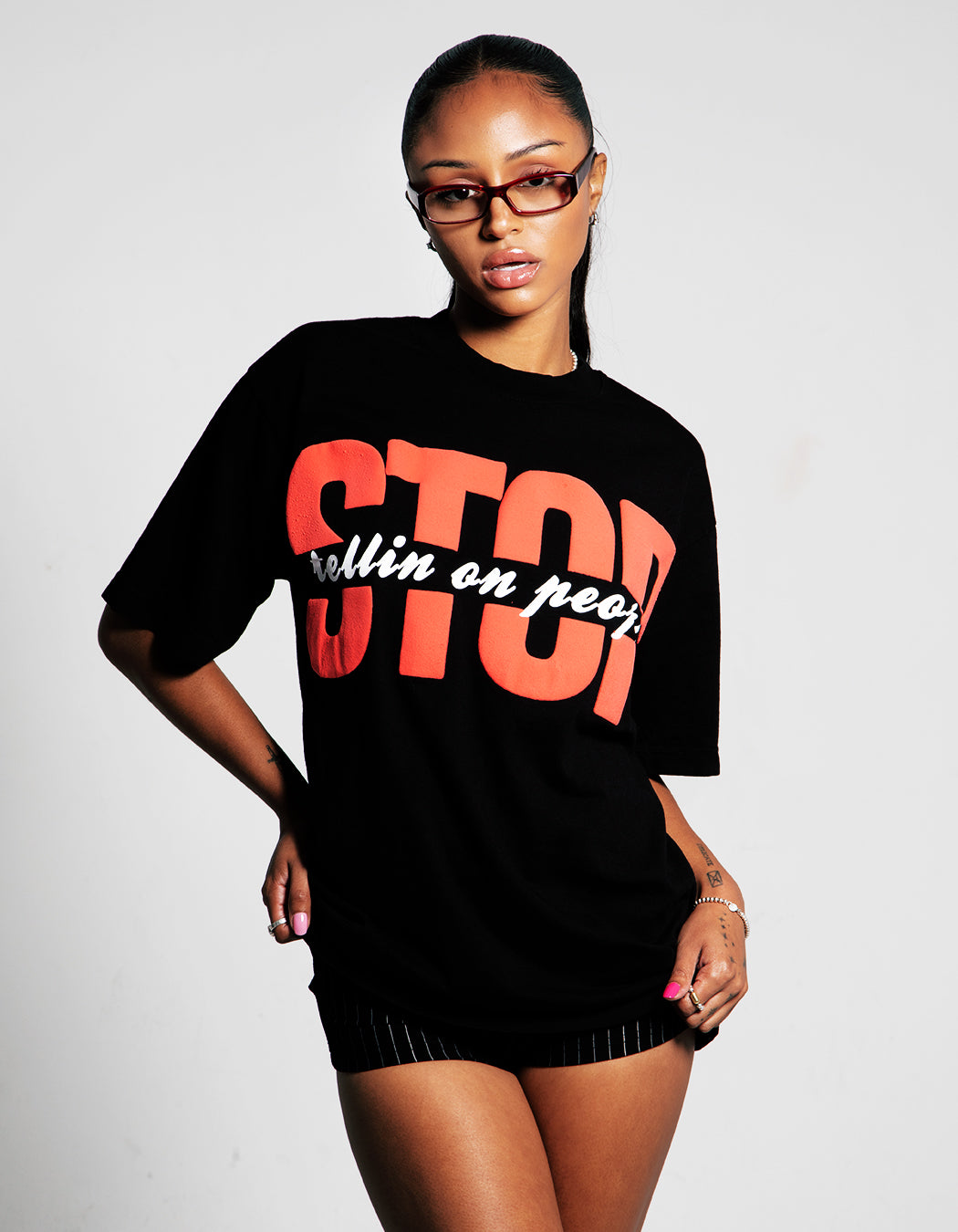 STOP TELLING ON PEOPLE TEE