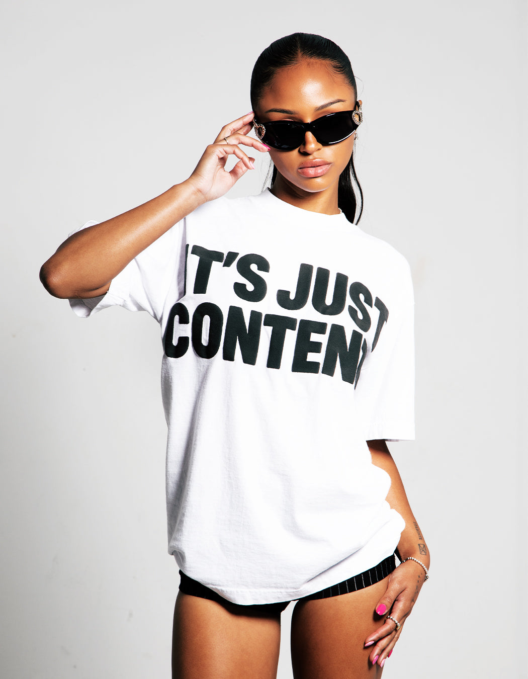 IT’S JUST CONTENT TEE (Womens)